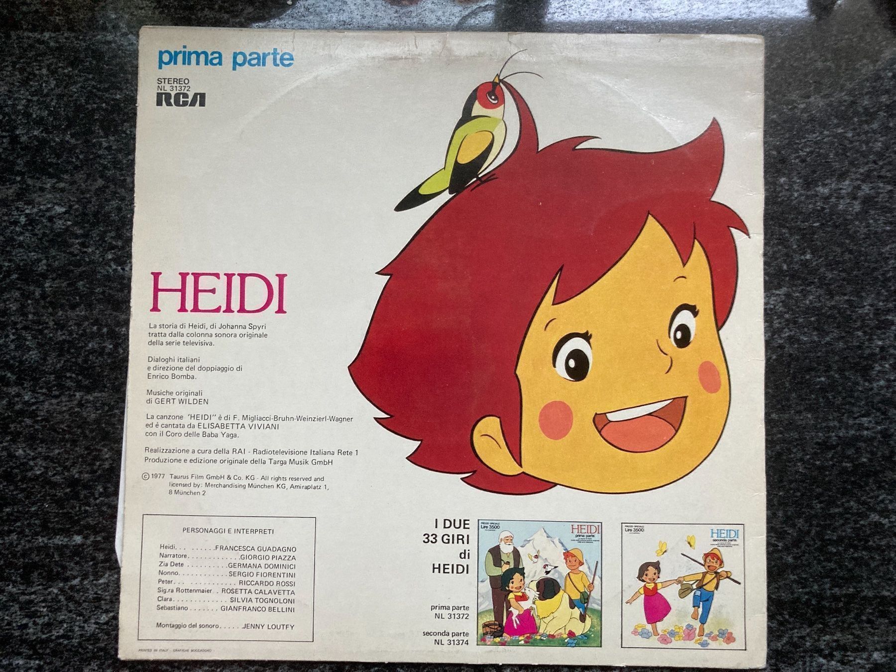 Schallplatten: HEIDI. prima parte – Gebraucht aus Zürich von Chaeffeler 1