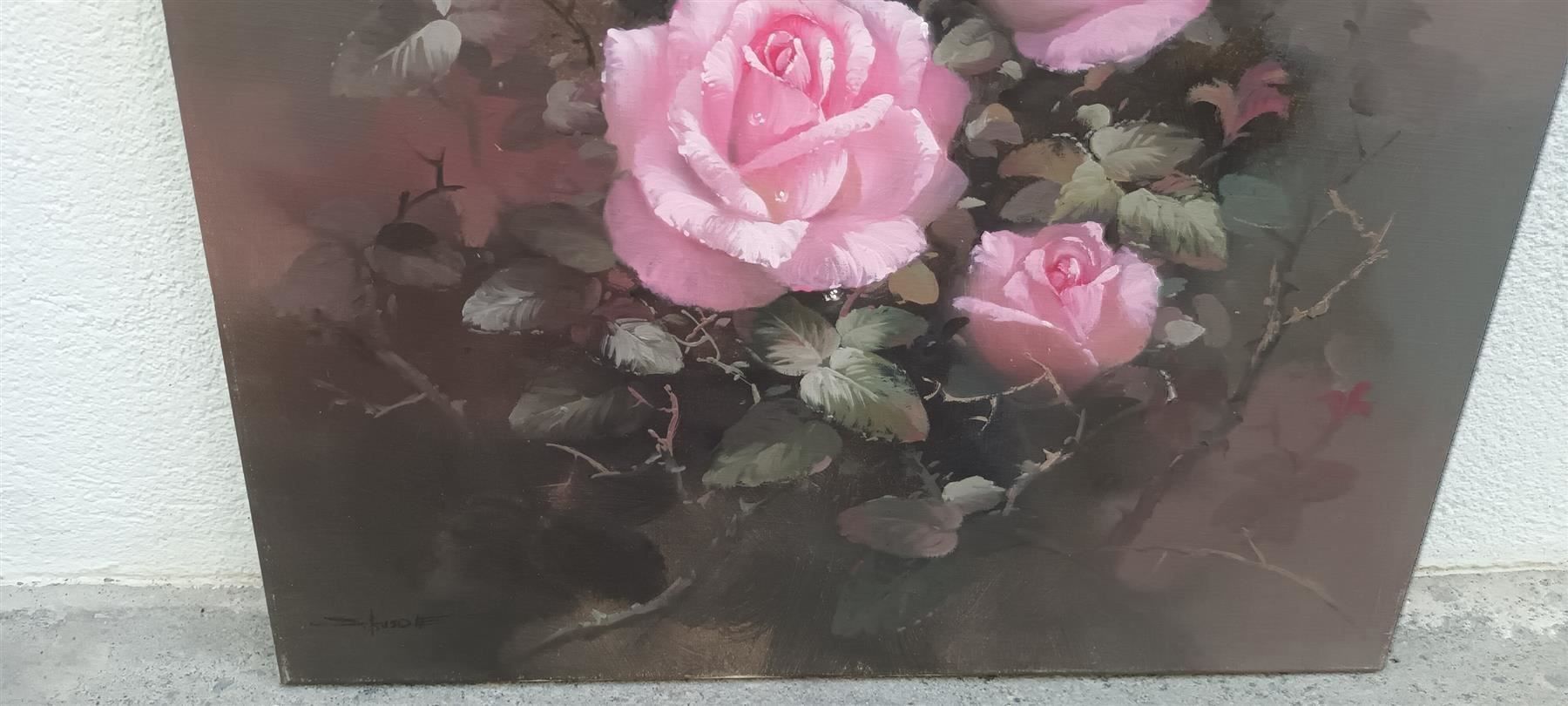 Gemälde: Busdee "Rosen" Gemälde Original – Gebraucht aus Zürich von Galerie-Kunst 1