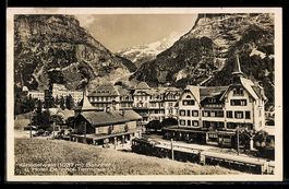 Grindelwald, Bahnhof und Hotel Bahnhof-T