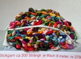 Stickgarn.  -- SONDERANGEBOT --  ca 200x Garn   Kreuzstich
