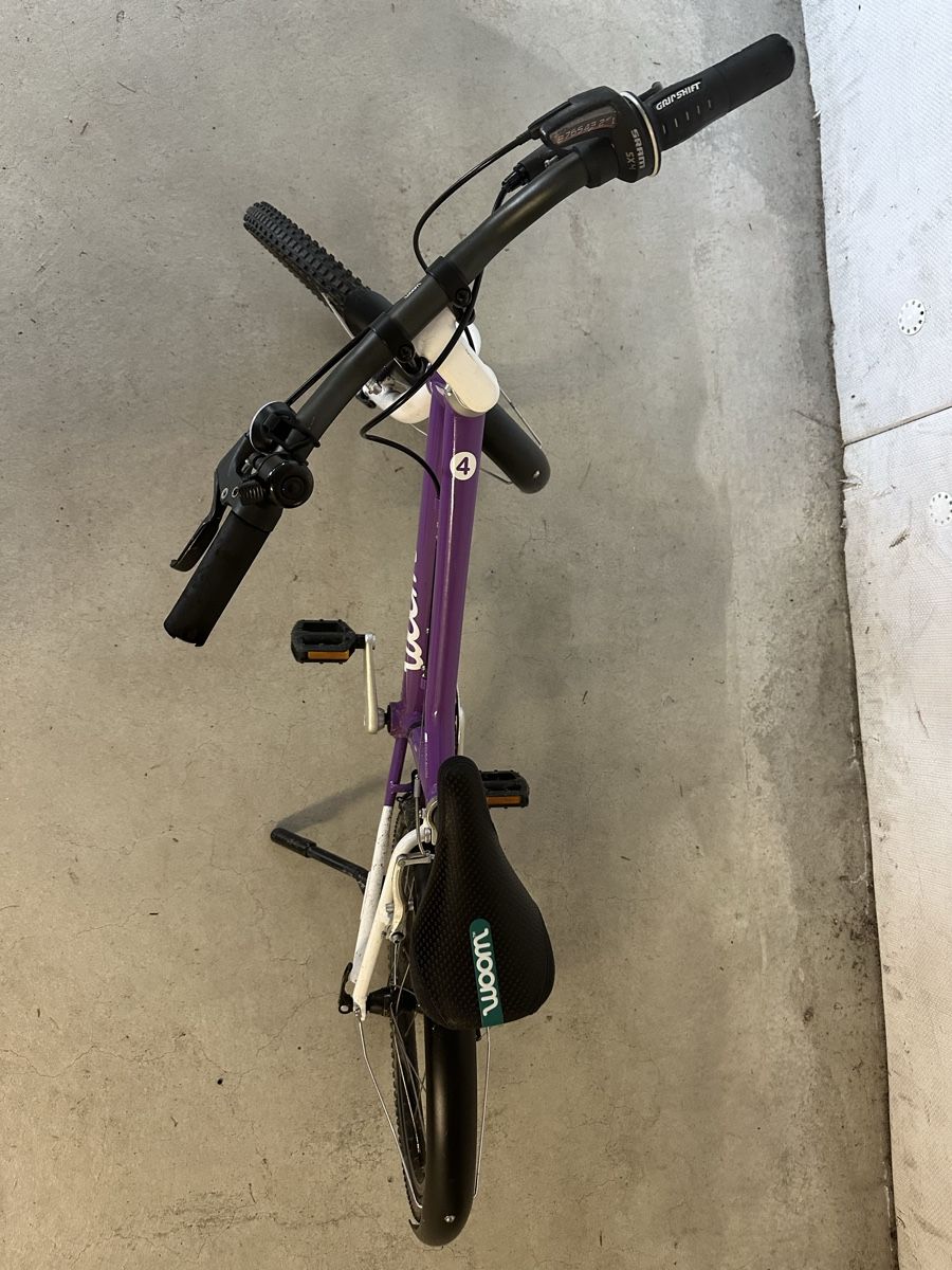 Woom Biciclette: Woom 4 Lila Kinderfahrrad – Usato da Hedingen venduto da cytogen 3