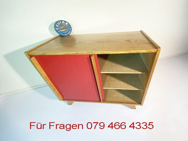 Kommoden: Midcentury Sideboard Schränkli mit Schiebern – Gebraucht aus Beringen von Kultgut 9