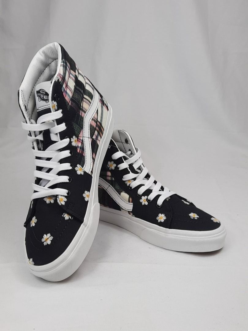 Vans Damenschuhe: VANS Sk8-Hi Floral Plaid Patchwork Sneaker Gr. 41 – Neu und originalverpackt aus Seuzach von VT-Collections1 7
