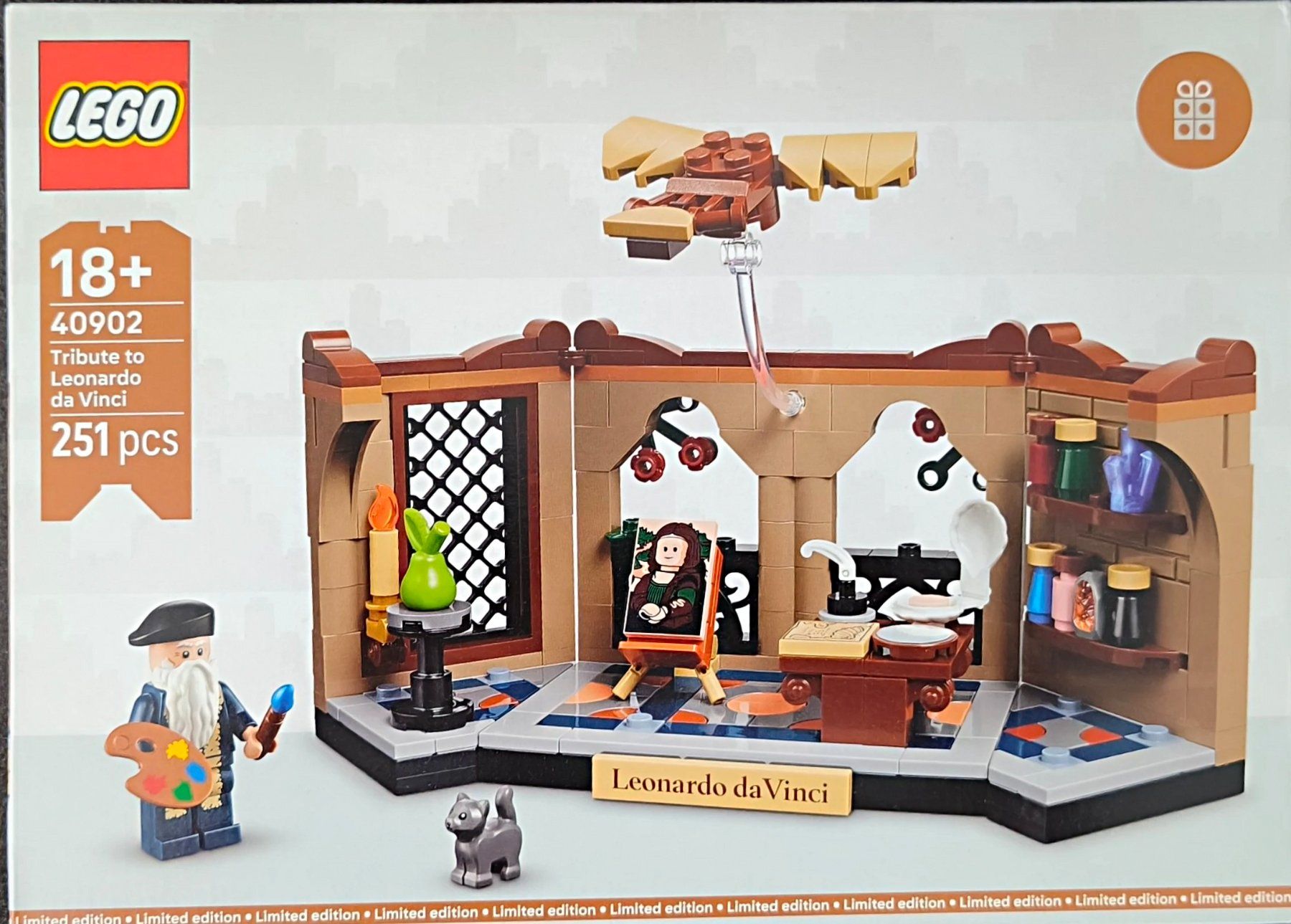 Lego Kit di costruzioni: LEGO 40902 - Hommage an Leonardo da Vinci – Nuovo e nell'imballaggio originale da Werthenstein venduto da Luzernerdeal