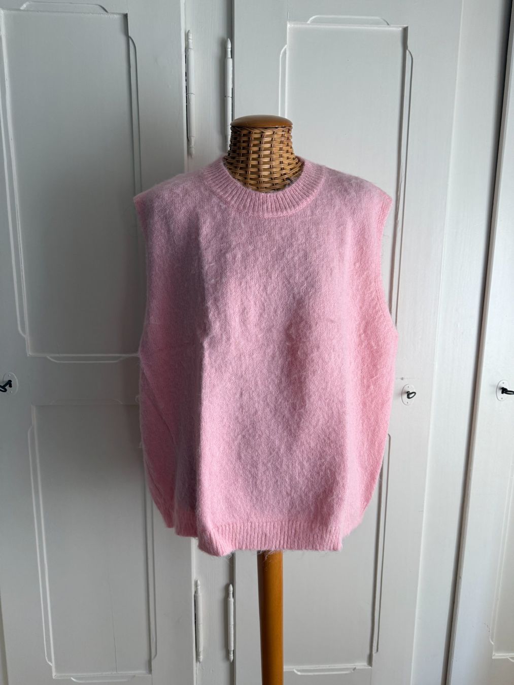 Gilet & Giacche senza maniche: Strickpullunder rosa oversized 5XL – Usato da Zürich venduto da Diazaio