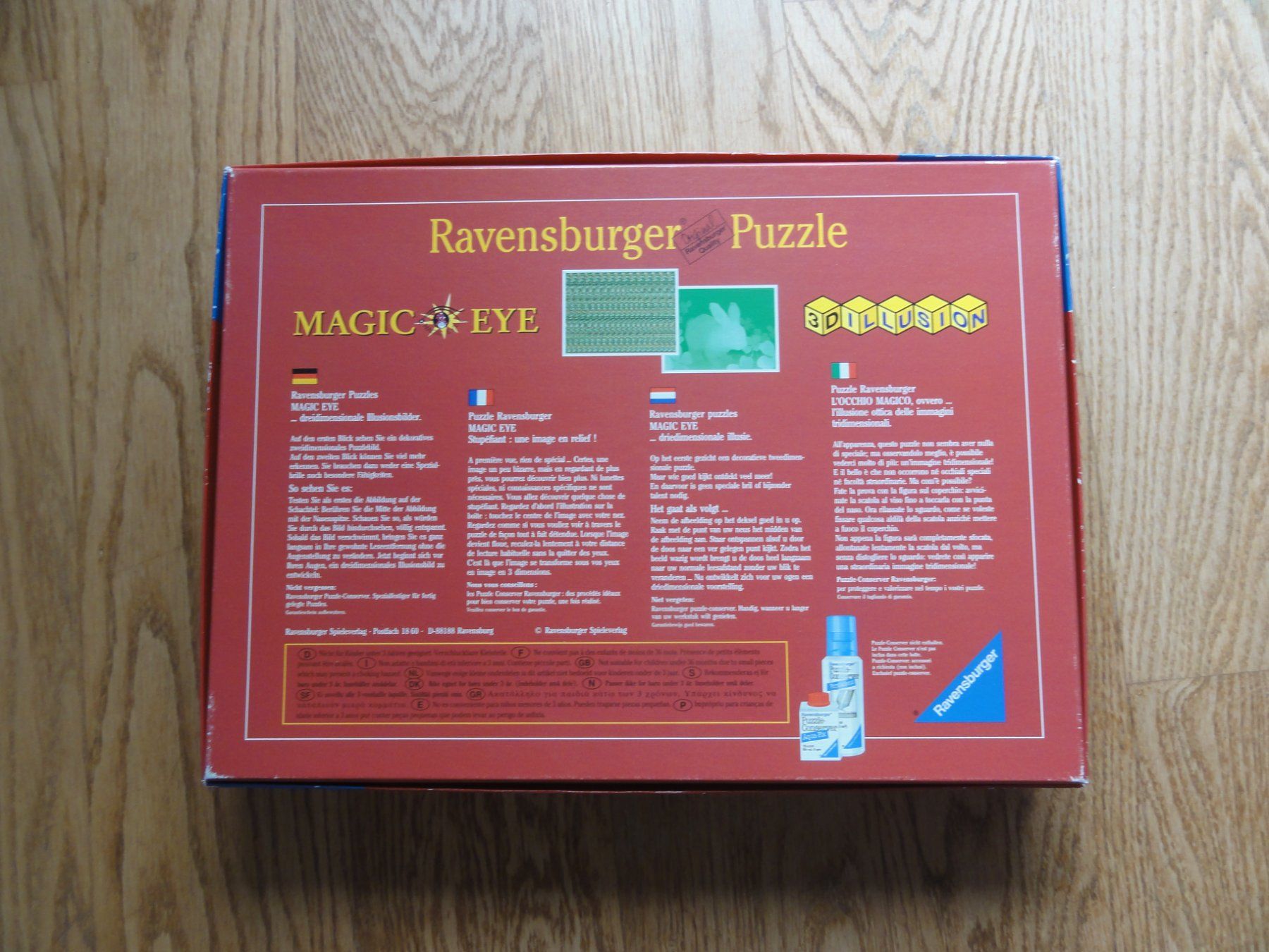 Ravensburger Puzzle: Magic Eye-Puzzle 500 Teile, Delfine – Usato da Riedholz venduto da Taweva 3
