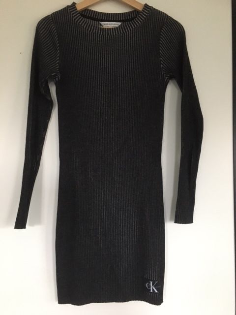 Calvin Klein Vestiti: Calvin Klein Jeans Strickkleid Gr. XS – Usato da Coldrerio venduto da Theres2004 3
