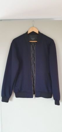 Windjacke Marke Zara Nacht-Blau Grösse L Reissverschluss