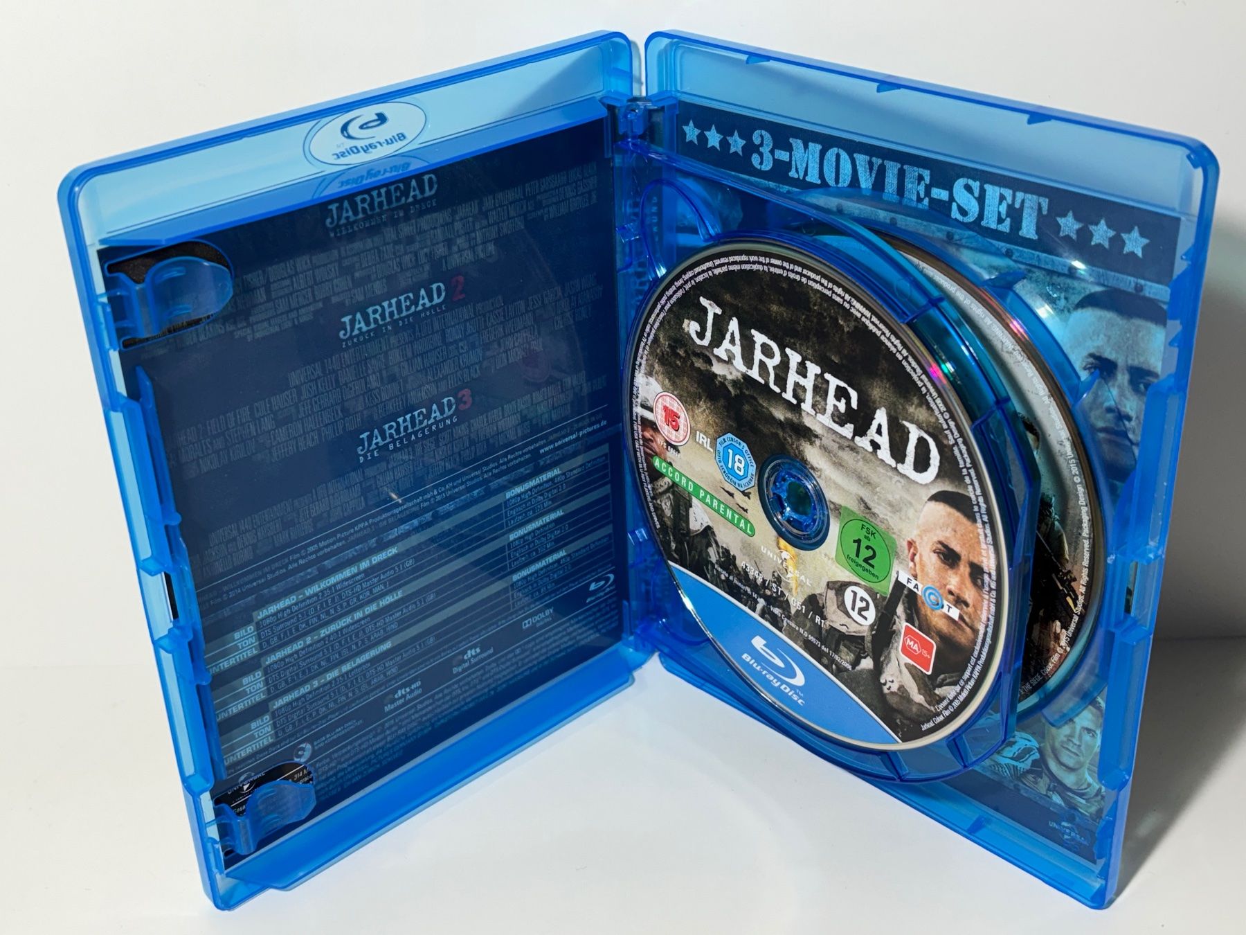 Tous les DVDs: Jarhead 1-3 Blu Ray – D'occasion à Wilderswil par Sstriker 2