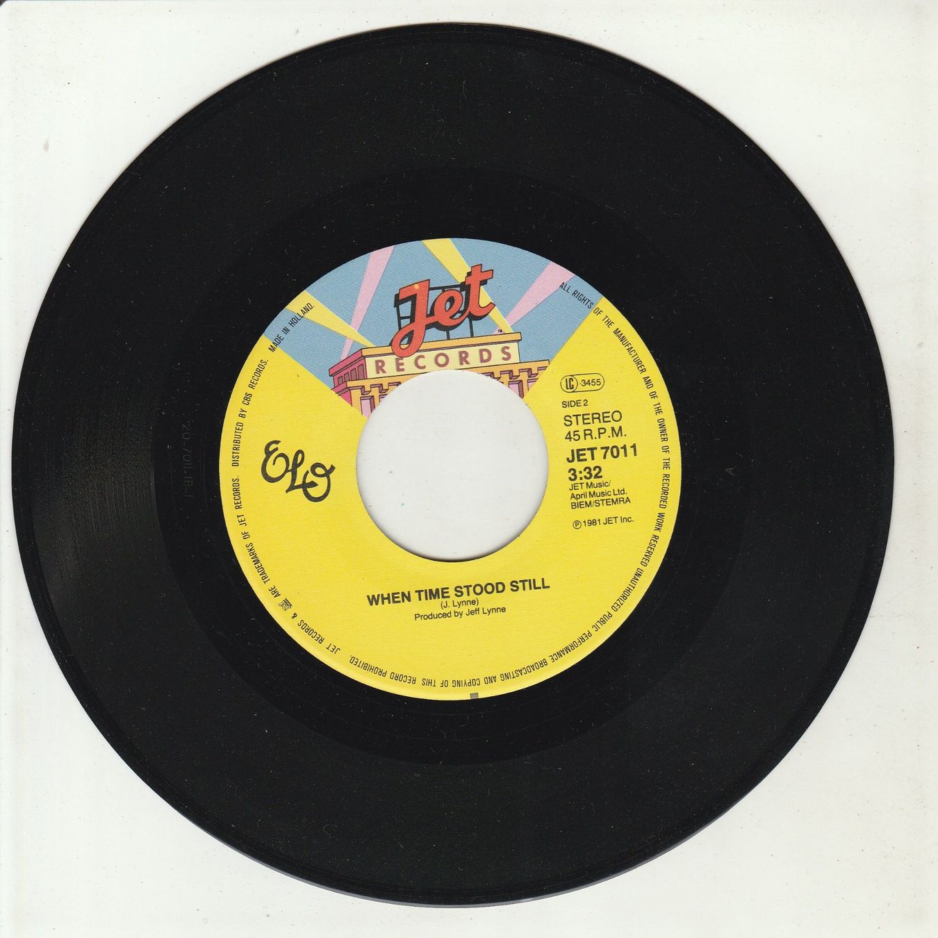 Vinyles: ELO - Hold on tight 7" Vinyl 1981 – D'occasion à Tübach par JamesStone 3