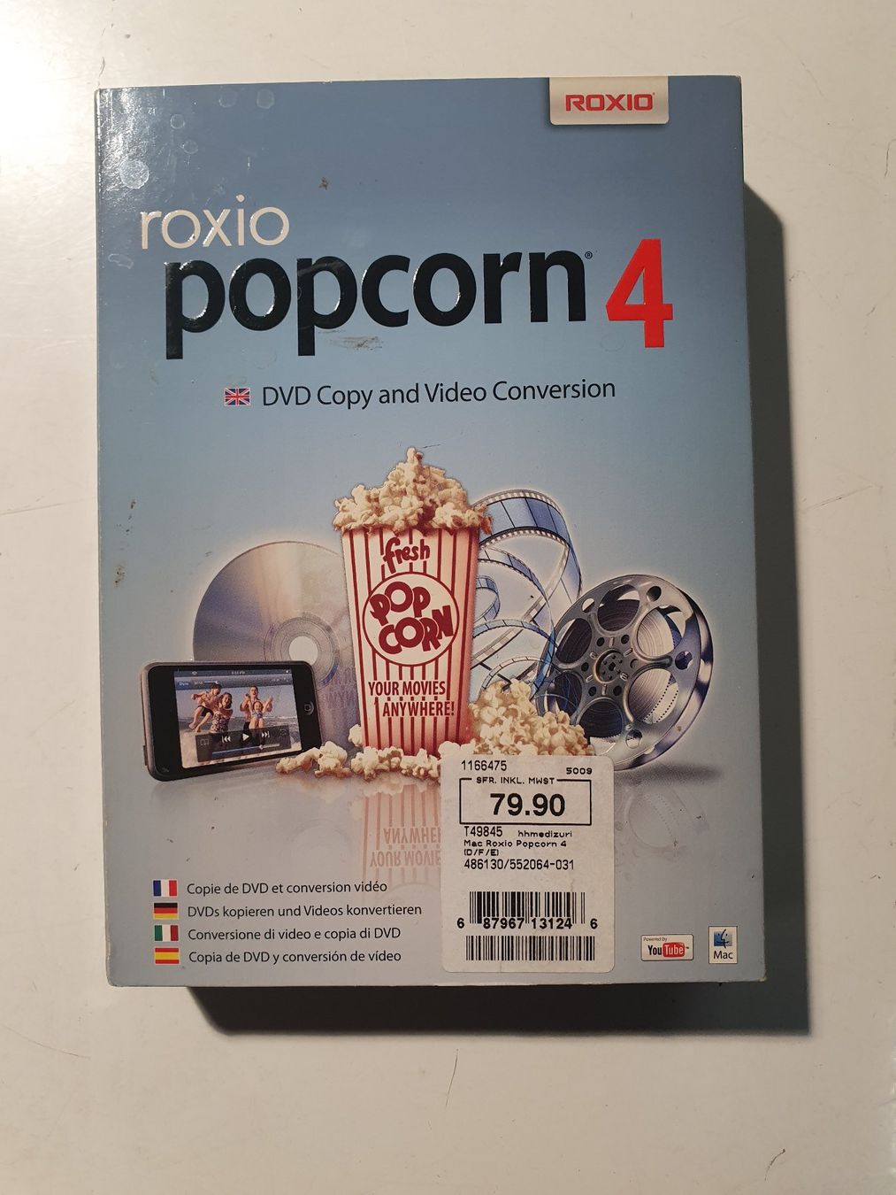Software: PC Software Roxio Popcorn 4 – Gebraucht aus Zürich von loosebone