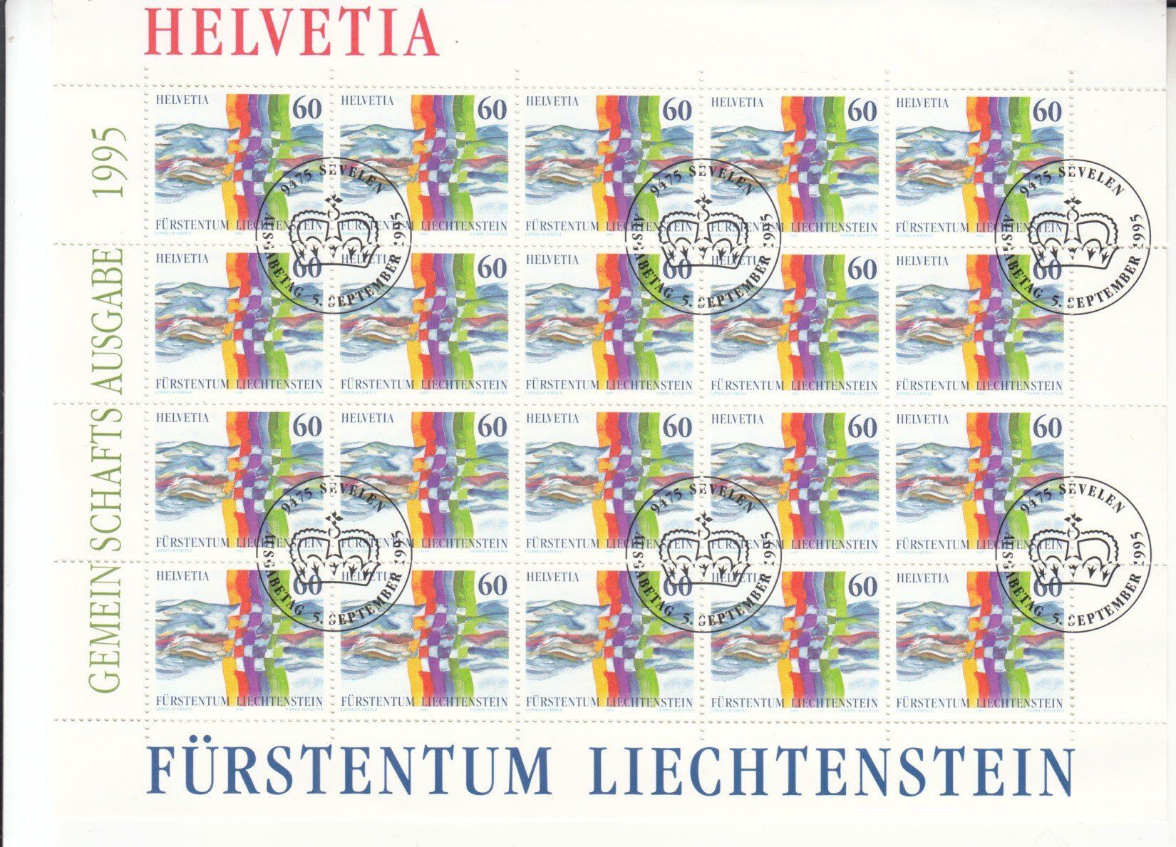 Tutti i francobolli: SBK 886 Originalbogen mit ET – Usato da Bürglen TG venduto da StampGraf