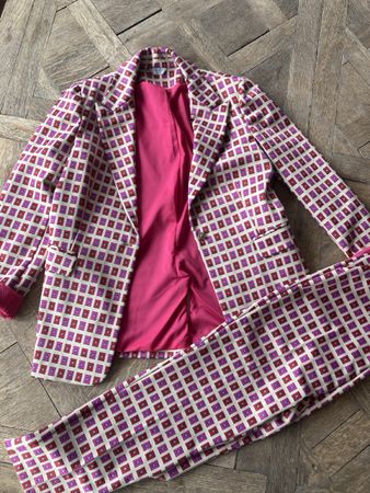 Liu Jo Hosenanzug, Gr.40 Rosa, gemustert, Top Zustand