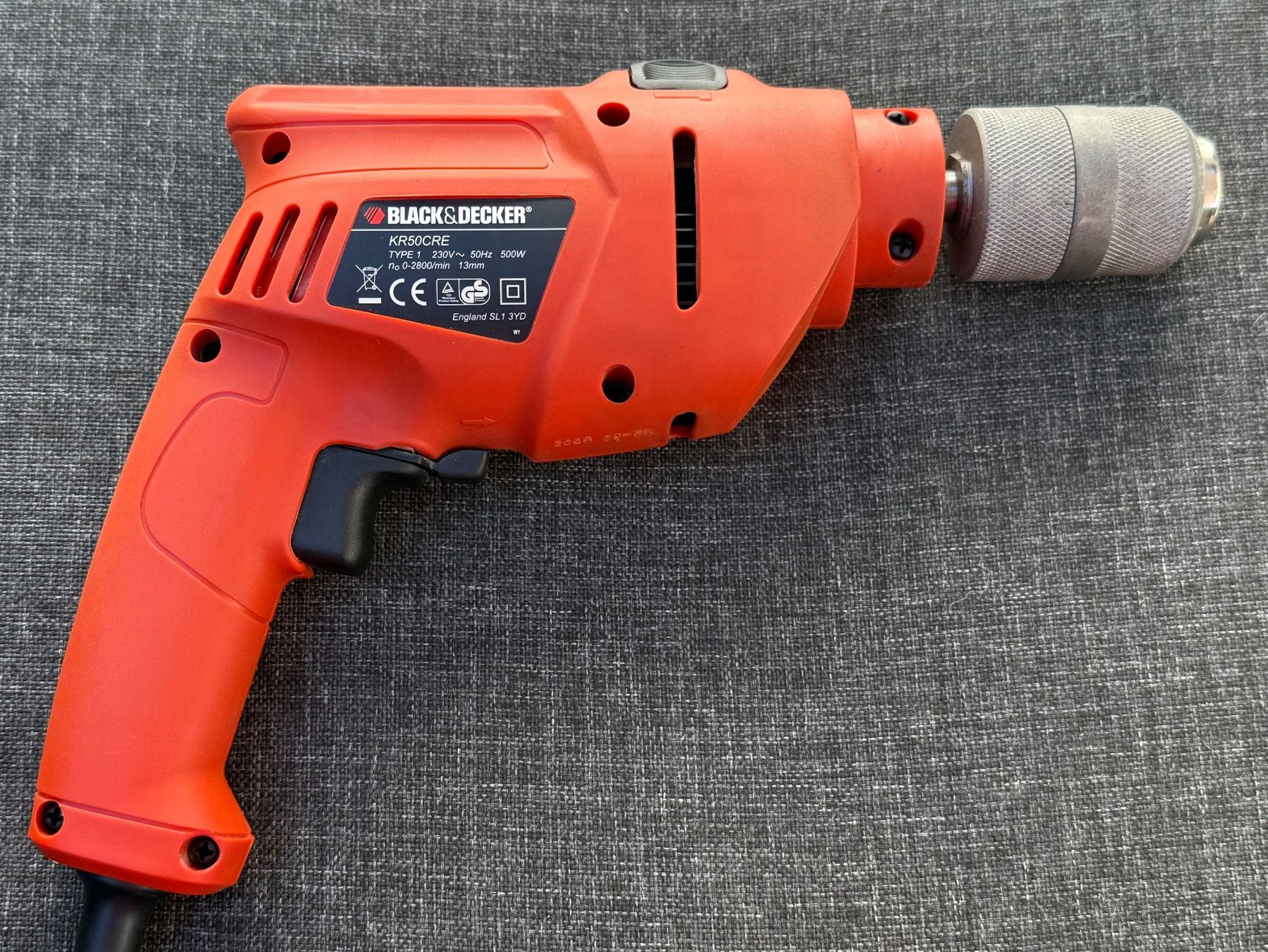 Trapani: Perceuse à percussion Black et Decker KR50CRE – Usato da Denges venduto da peumens 1