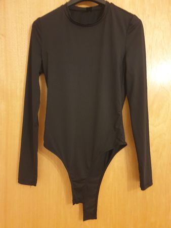 Body, S, noir à manches longues, polyester,  comme neuf