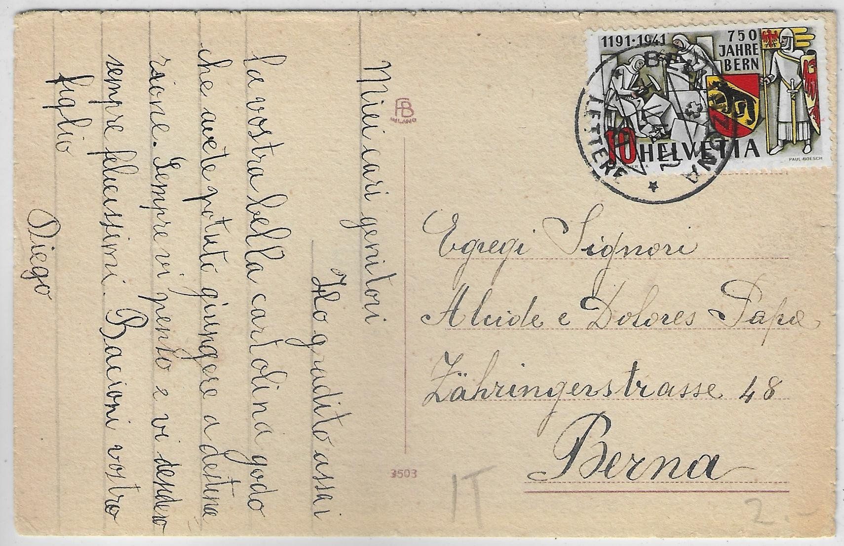 Cartoline postali: Strasse in den Bergen – Usato da Ettingen venduto da Kartenplanet 1