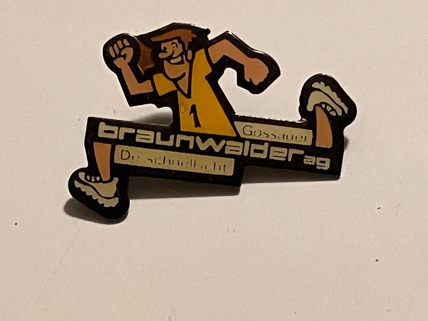Placchette & Badge: 1 Pin Braunwalder AG Gossau – Usato da Basel venduto da djwwpp