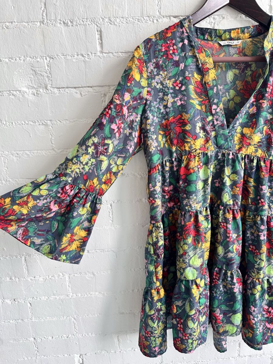 Only Kleider: Blumen Kleid von ONLY / Gr. 38 – Gebraucht aus Bern von Fraeuleinhonig 2