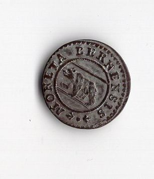 Tutti le monete: (388) Bern, Vierer, 1775, stgl – Usato da Rüthi (Rheintal) venduto da erdnuessli1 1
