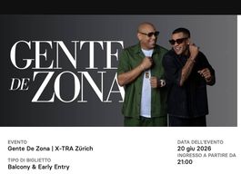 Concerto Gente de Zona 20.06.26 Zurigo X-TRA
