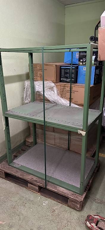 Scaffali: massives Schäfer Metallregal b105xt63xh148cm – Usato da Necker venduto da liq24