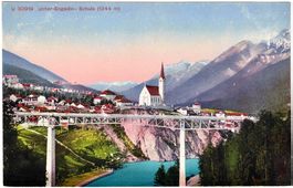 Unter.ENGADIN - SCHULS (1244 m) (im Sommer) ca. 1910 (GR)