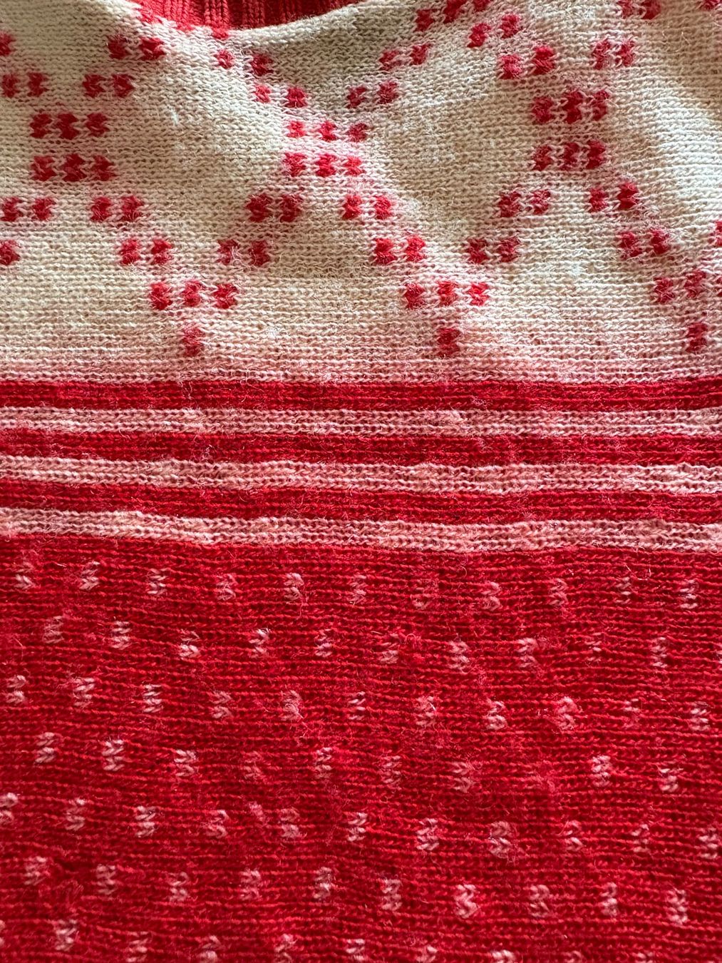 Pullover & Sweatshirts: Wollpullover Norweger Vintage Rot Weiss 38 – Gebraucht aus Zürich von BeLene 3