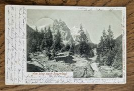 Am Weg nach Rosenlaui 1903