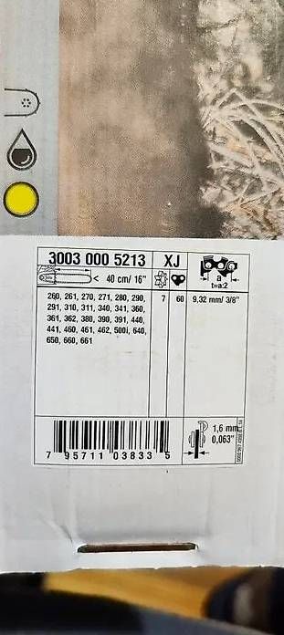 Stihl Seghe: Neue Stihl Schwert mit Kette, 40 cm, 3/8", 1,6 mm – Usato da Reinach BL venduto da colmarer 1