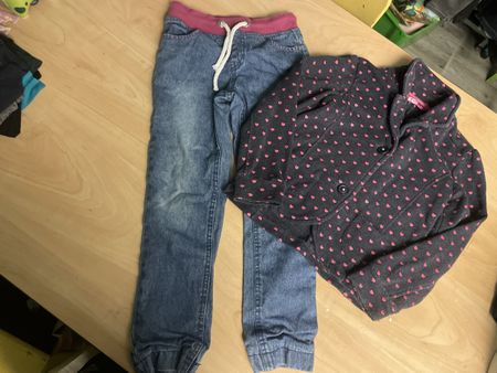 Migros Thermo Jeans und Jacke Gr. 116
