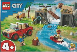 LEGO 4+ CITY 60301 FUORISTRADA DI SOCCORSO ANIMALE new