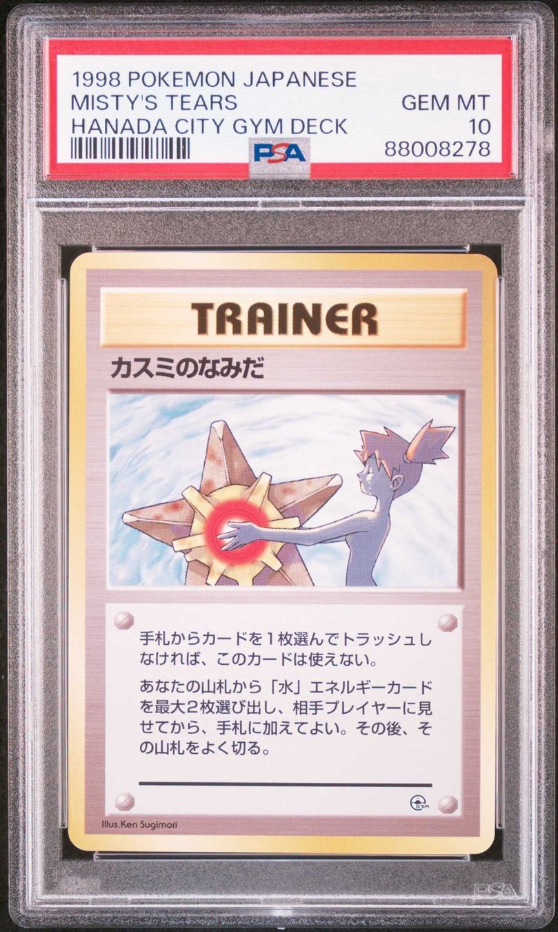 Pokémon Carte collezionabili: PSA 10 Banned Misty's Tears 1998 – Nuovo (secondo la descrizione) da Charrat venduto da Magmar 3