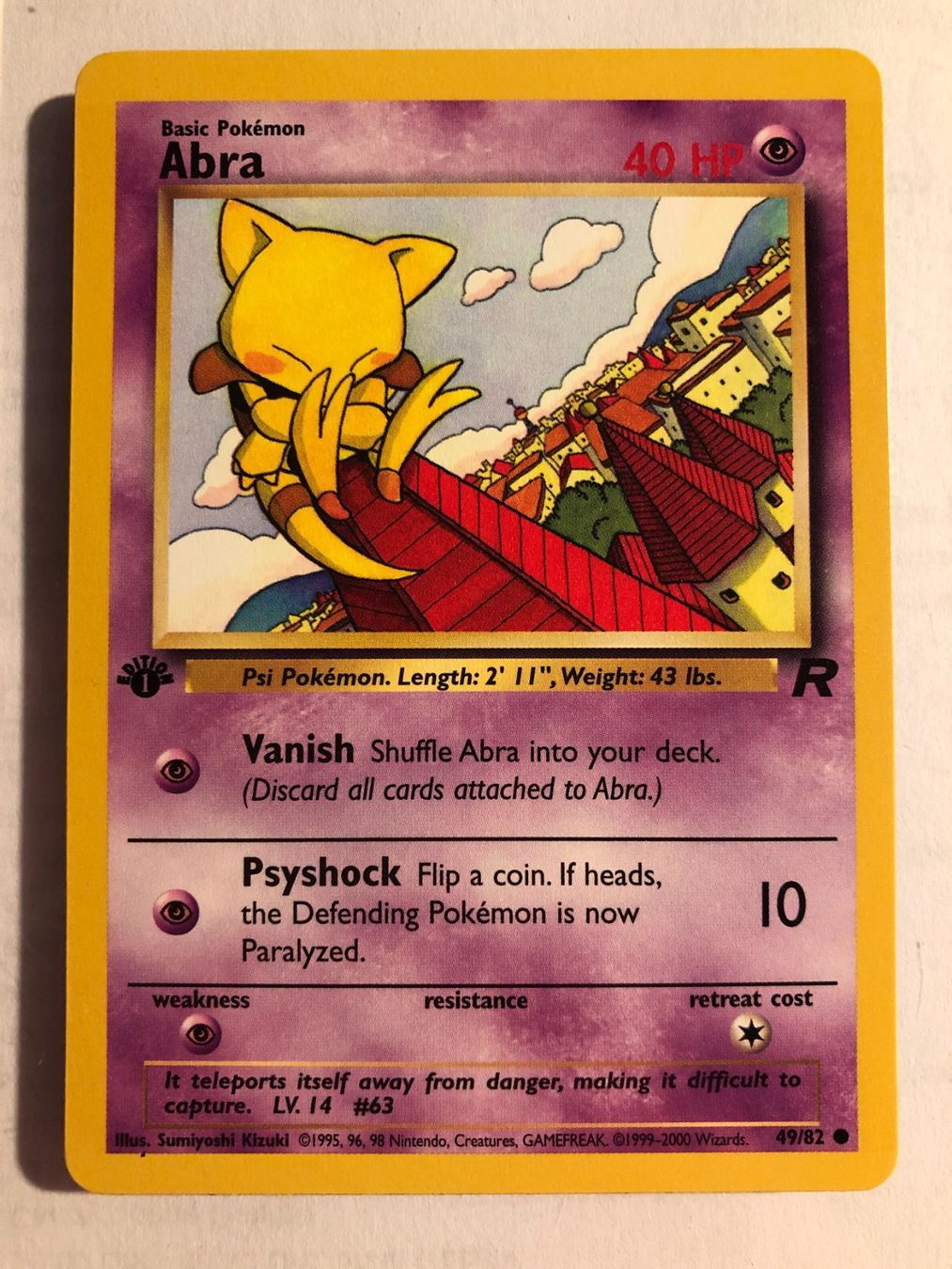 Carte collezionabili: Abra 1st Team Rocket - MINT - ab 1.- – Usato da Giubiasco venduto da dan_pr8b