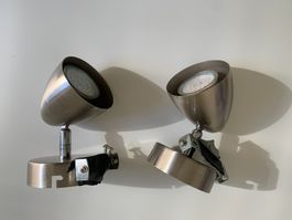 Jumbo Chrom Spot Lampe, Wand oder Decke, 2er Set