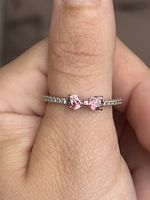 Rosa Schleifenring Pandora