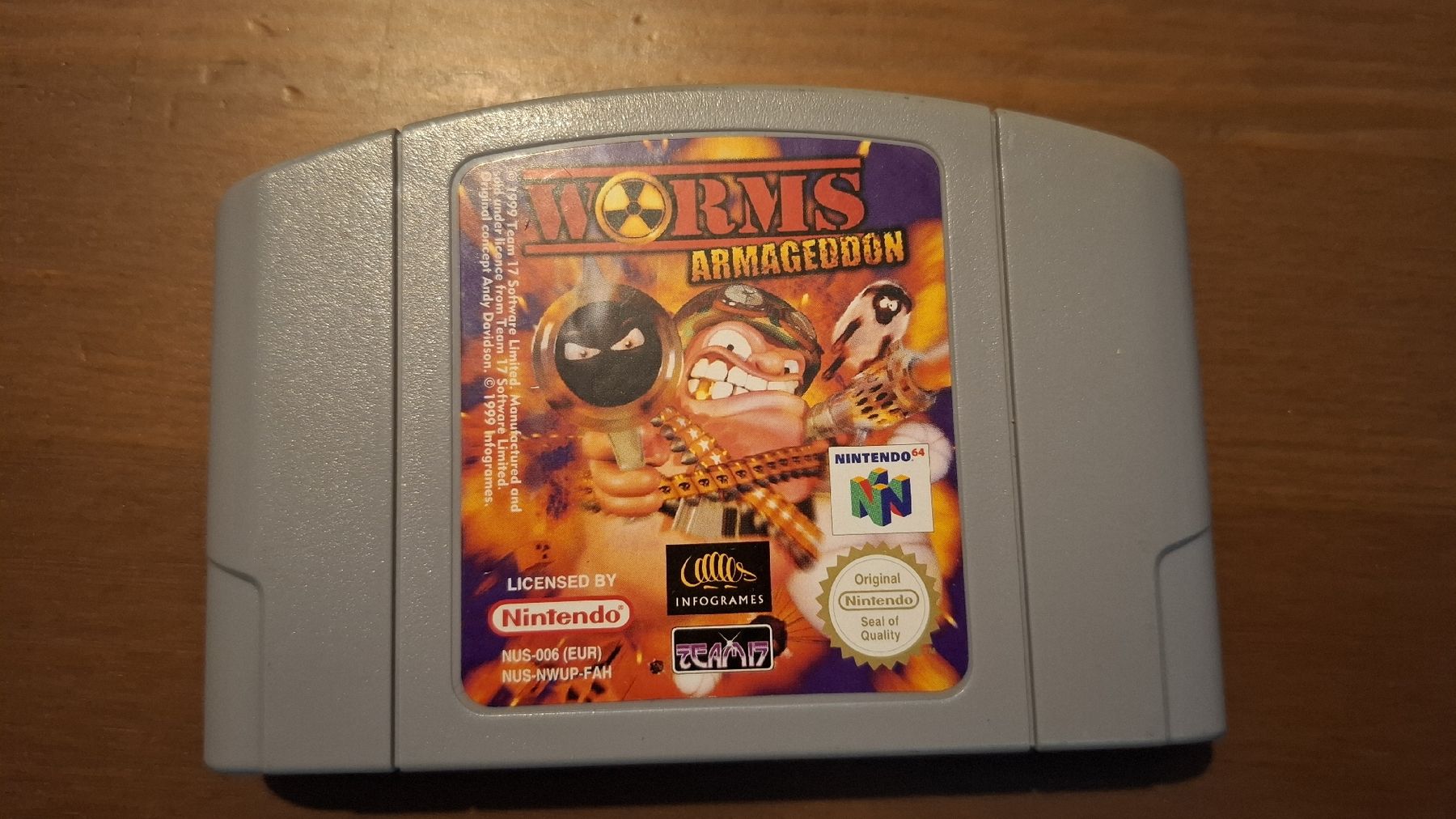 Giochi: Worms Armageddon - Nintendo 64 - Jeu Vidéo Rétro – Usato da Fiaugères venduto da Fiaugeres1609