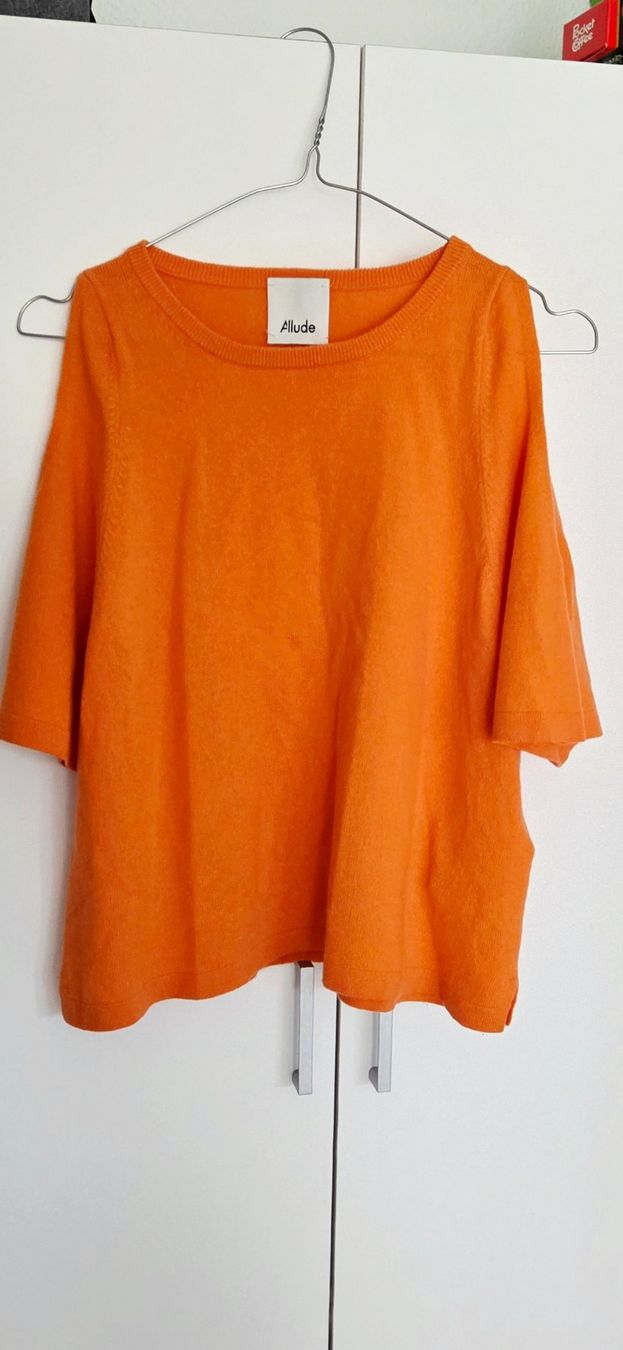 Allude Maglioni & Felpe: Allude Kaschmir Pullover Orange, Gr. S – Usato da Hellbühl venduto da Veci02