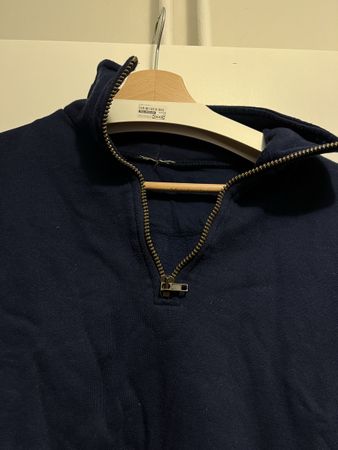 Gemütlicher quarterzip Sweater, Gr. M, Marine-/ Dunkelblau