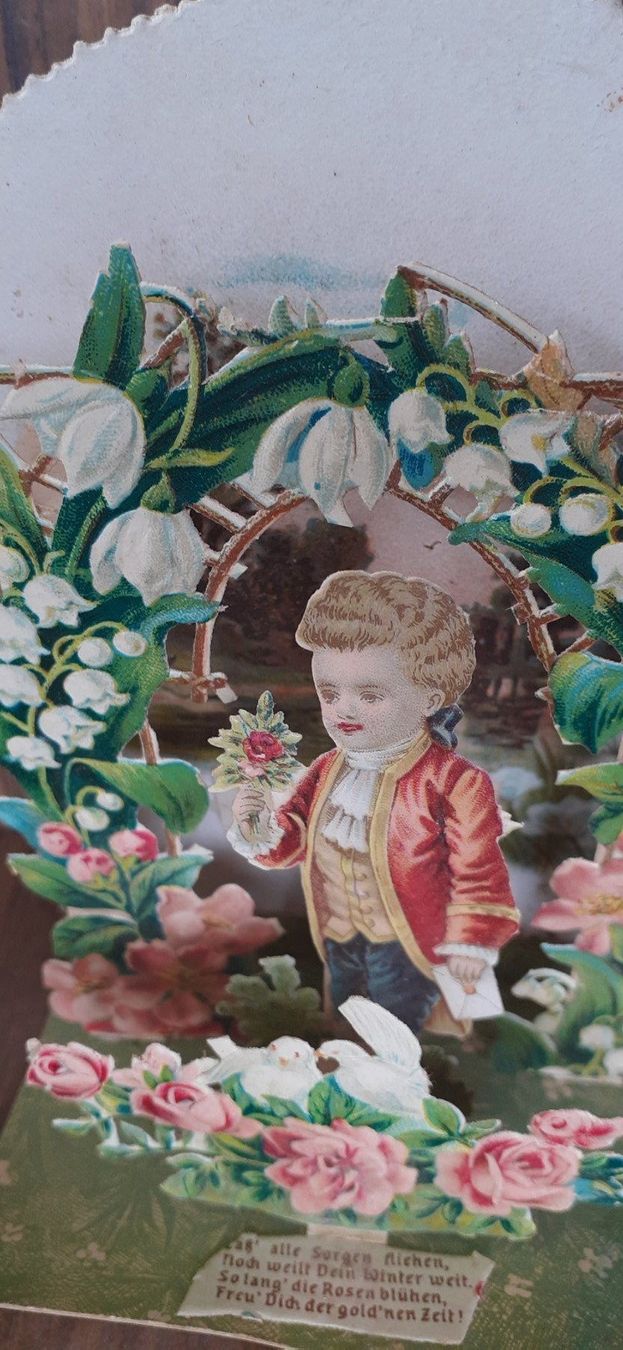 Cartoline postali: Ansichtskarte 3 D antik Nr.1 – Usato da Mörschwil venduto da lindaswunderkiste 7