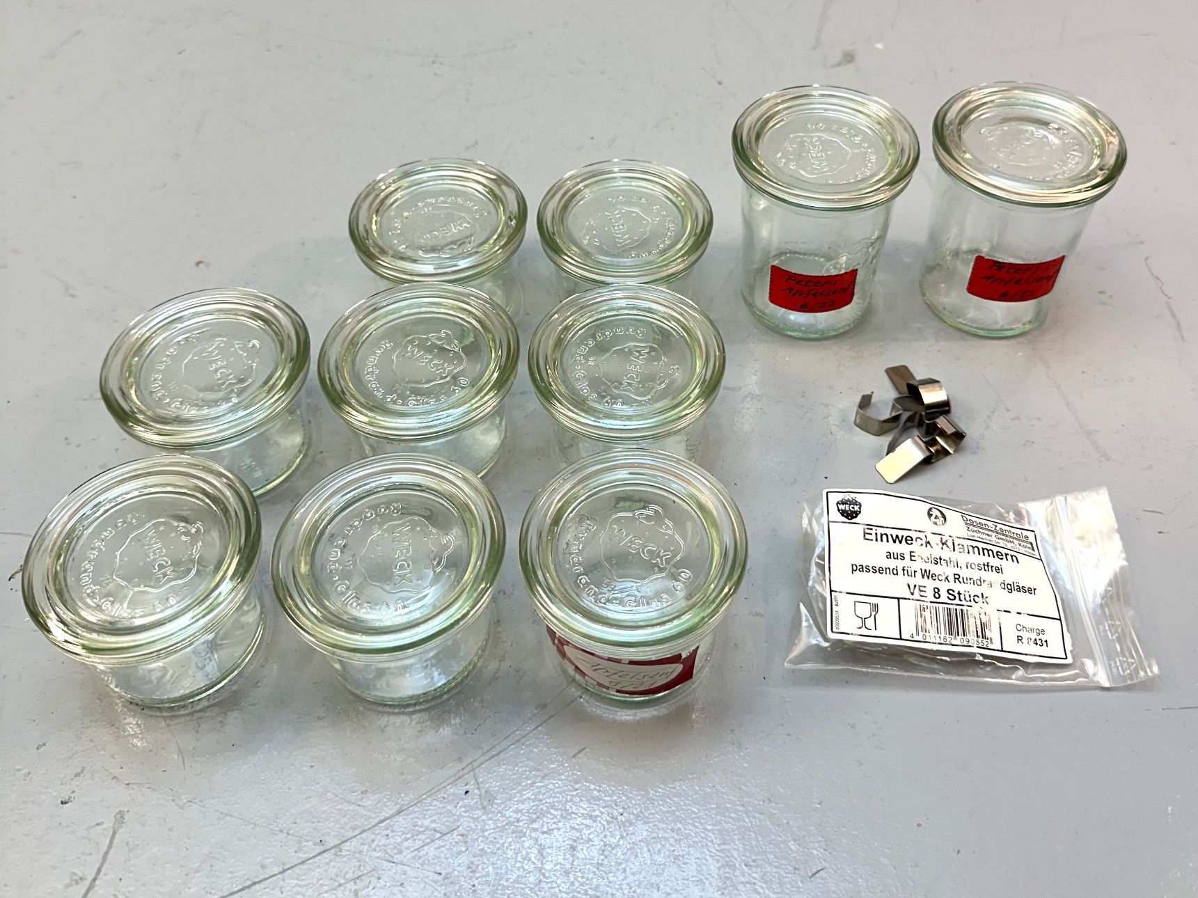 Weck Contenitori & Simili: EINMACHGLÄSER AB 1.- !!! – Usato da Zürich venduto da NIKI777