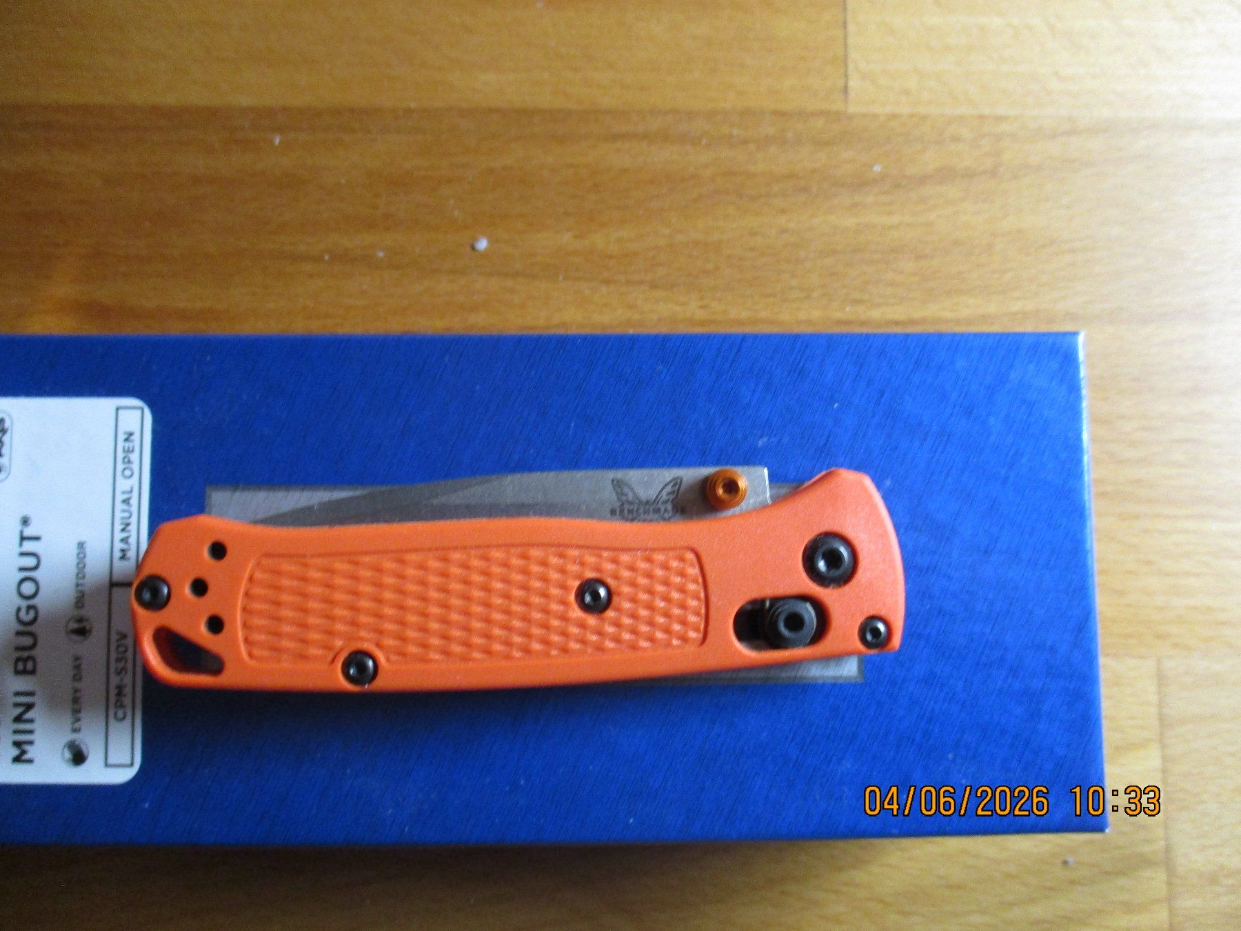 Benchmade Taschenmesser: Benchmade - Mini Bugout Mesa Orange – Gebraucht aus Solothurn von Merschweinchen 4