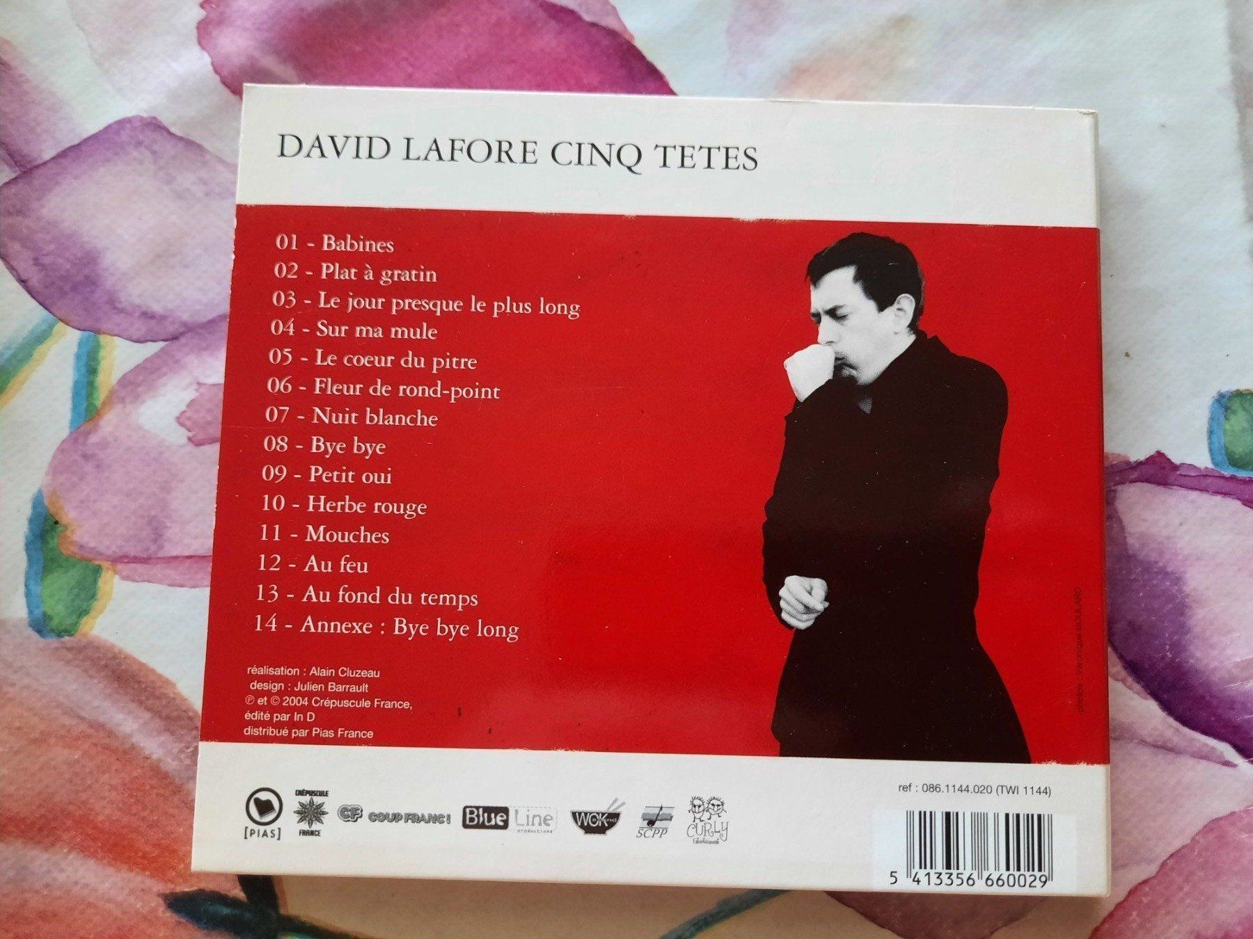 CDs: CD David Lafore - Cinq têtes – D'occasion à Pully par bro_n52j 1