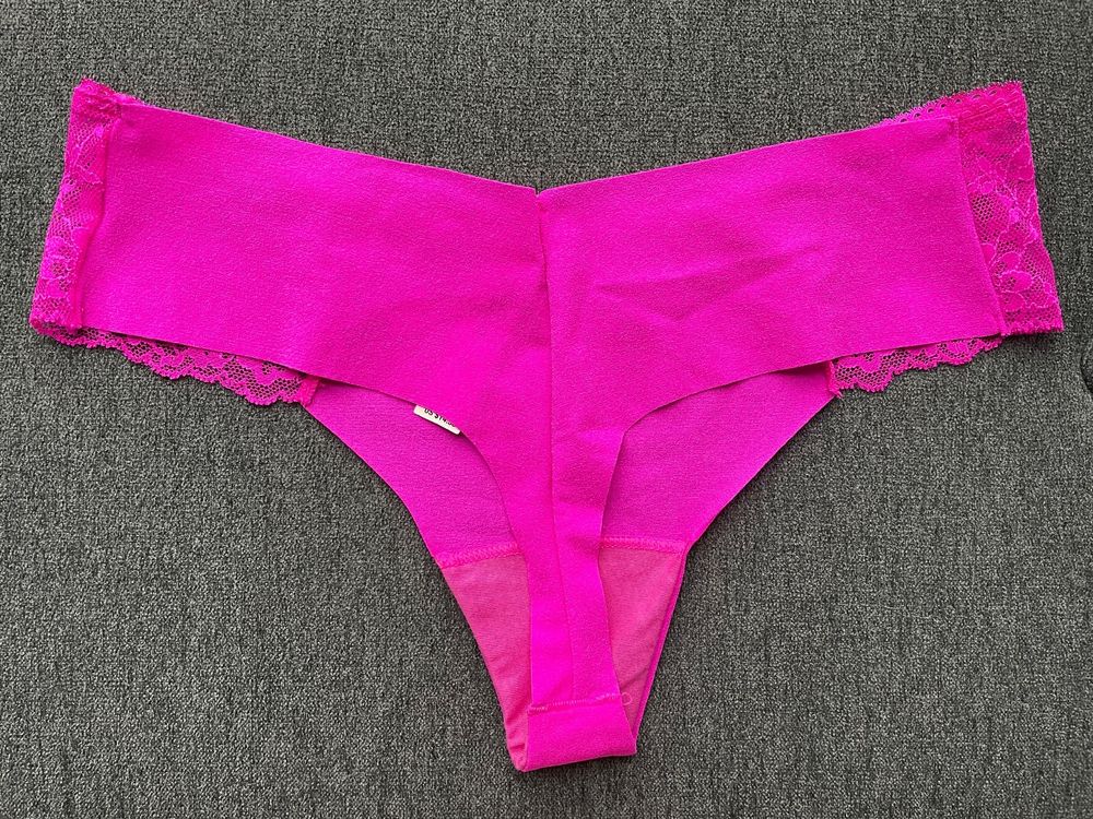 Victoria s Secret No Show Lace Thong M NEW (Neu und originalverpackt