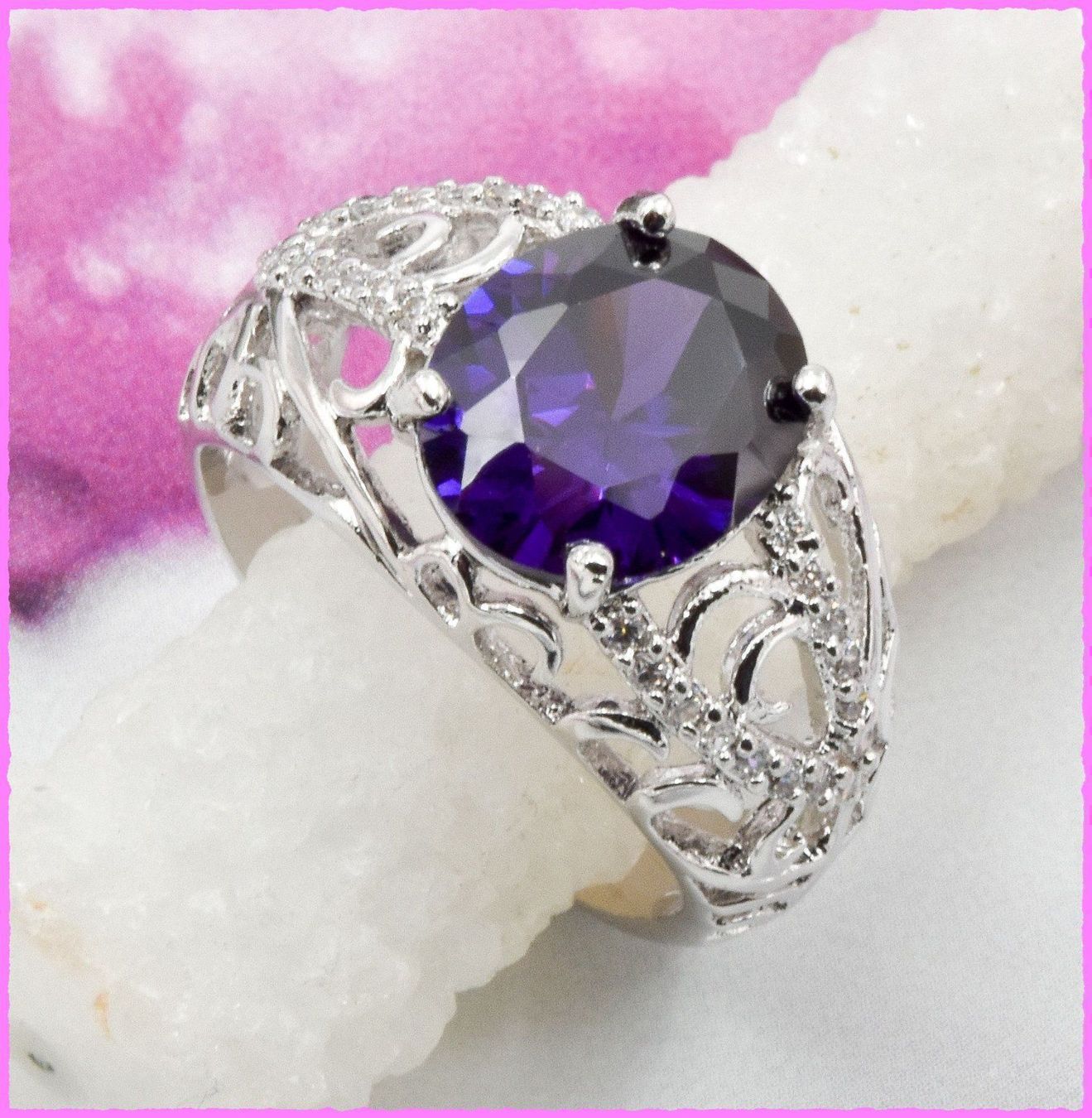 Anelli: Bezaubernder Ring mit Zirkonia – Nuovo e nell'imballaggio originale da Oberglatt ZH venduto da Diamond-Girl