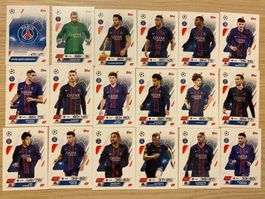 Topps Match Attax 25/26 Paris Saint-Germain komplett 226-243