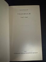 Max Frisch - Tagebuch 1946-1949 - Suhrkamp Verlag 1950