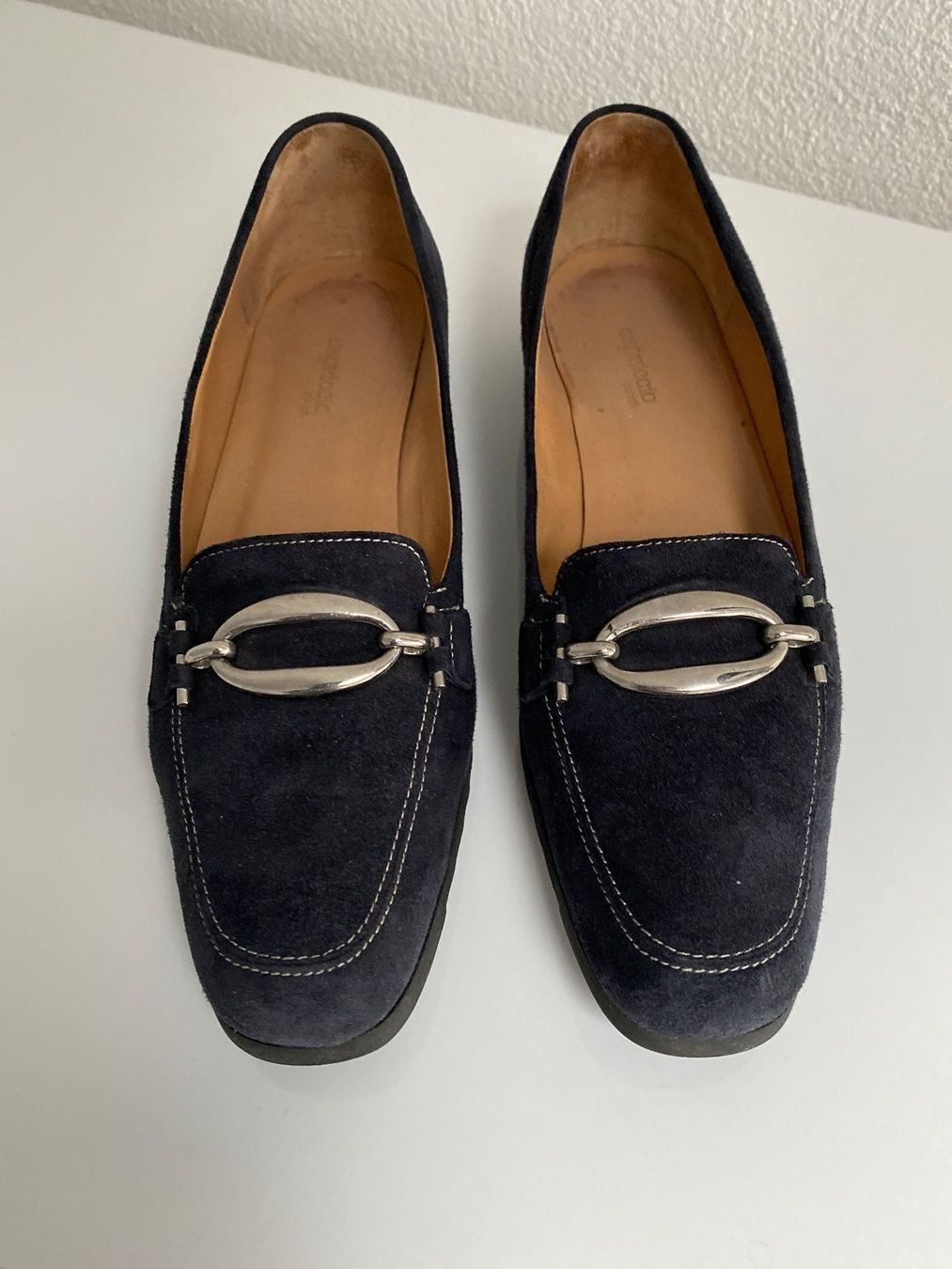 Scarpe da donna: Wildlederschuhe blau Gr. 40, Gummisohle – Usato da Zürich venduto da DidierTG