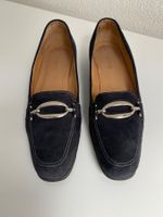 Wildlederschuhe blau Gr. 40, Gummisohle