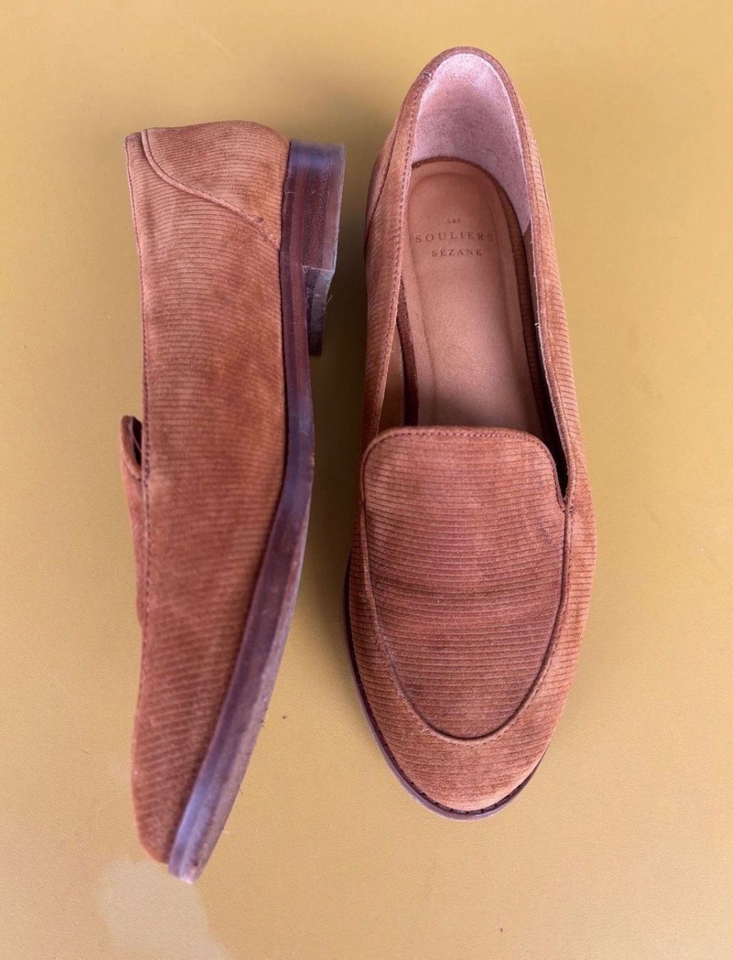 Sezane Damenschuhe: SEZANE Suede Loafers Gr. 39 – Gebraucht aus Winkel von ninie_zh