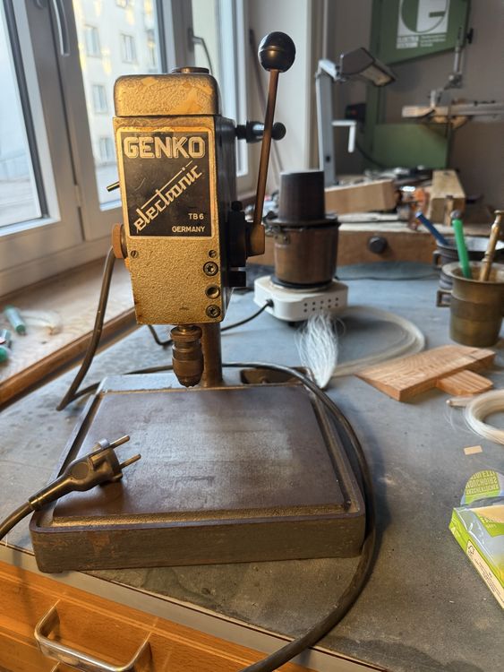 Genko TB6 Tischbohrmaschine, Bohrmaschine für Uhrmacher u. Ä (Gebraucht ...